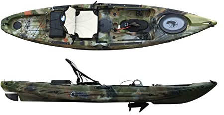 Galaxy Wahoo S Angelkajak ohne Antrieb Sit on top mit Steuer Fishing Kayak, Galaxy Kayaks:(J) Jungle