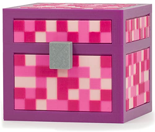 KAJAWIS Pixel Sparschwein | Spardose für Kinder | 3D Box Multicoloured | PLA-Biokunststoff | (Pink, M)