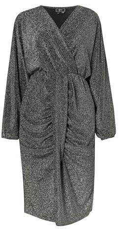 NAEMI, Vestido de Noche con Hilo Brillante, XS para Mujer
