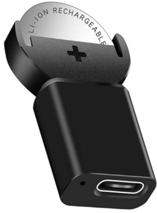 BenjiPower - Chargeur de Pile Bouton Rechargeable (Batterie) pour LIR2016 LIR2025 LIR2032 (remplace CR2032) USB Type C