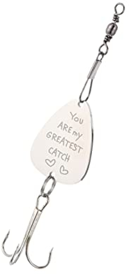 Supvox 2stücke You Are My Greatest Catch Schlüsselanhänger Personalisierter Angelhaken Für Angelfreunde Für Väter Und Ehemänner Praktische Dekoration Für Schlüssel Und Taschen