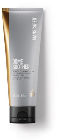 Loción para después del afeitado para hombres Dome Soother de MANSCAPED®: con aloe y avena coloidal para calmar e hidratar, de rápida absorción y de secado transparente, 118 ml