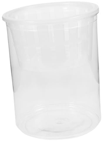 Happyyami Kunststoff Goldfisch Aquarium Vase Für Desktop Dekorativer Zuchttank Mit Hydroponik Design Transparent Für Büro Oder Zuhause Kleine Für Pflanzen Und Fische