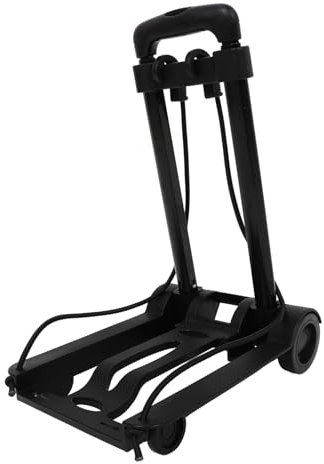 GRIRIW Carrello Pieghevole Ruote in Ferro e Plastica Abs per Viaggi e Utilizzo Quotidiano, Mini Carrello Portatile per Acquisti e Trasporto