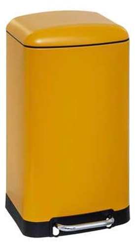 WELL HOME - Basura Metal 30 l Naranja Ariane Transparente