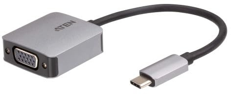 Adaptador - Adaptador USB-C a VGA, 1 Puerto, Ideal para conectar Dispositivos USB-C a Pantallas VGA, Compacto y fácil de Usar.