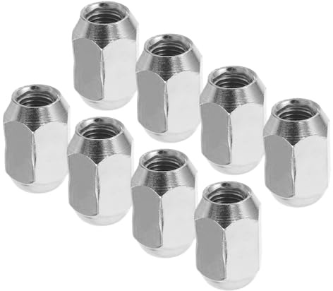 HEALEEP Écrous de Roue M10 X 1,25 en Métal Robuste Lot de 8 pour Camping-Car et Quad 12-14 Pouces Accessoires Remorque et Roues de Voiture Durabilité Renforcée pour Usage Extérieur