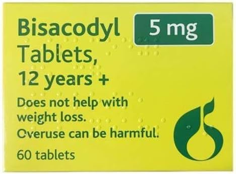 Constipation Relief Laxative 5mg Gastro Resistant Tablets, 3 Pack of 20 Count (Brand May Vary)