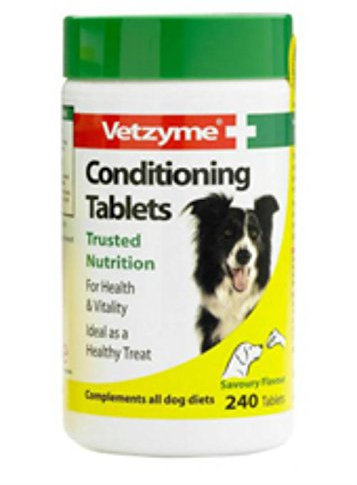 Vetzyme Conditioning Tablets Dog 500 pack of 3