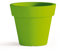 TKM Pot de Fleurs Begonia avec soucoupe en résine Rond H45 Vert Ø 50Cm
