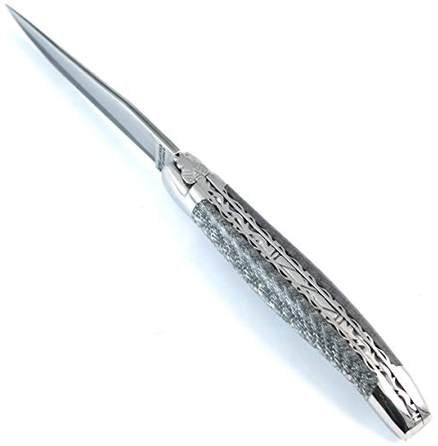 LAGUIOLE en Aubrac Taschenmesser Texalium Doppelplatinen japanischer Damaststahl