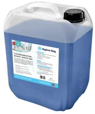 Desinfektionsreiniger für Oberflächen | hocheffizient | begrenzt viruzid | gebrauchsfertig 10L Kanister | Wellness, Solarium, Yogamatte, Sportgeräte, Gastro, Kunstleder