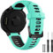 Syxinn Kompatibel mit Garmin Forerunner 735XT Armband, Forerunner 235 235 Lite 230 220 620 630 Armband, Ersatz Silikon Uhrenarmband mit Werkzeugen für Forerunner 735XT