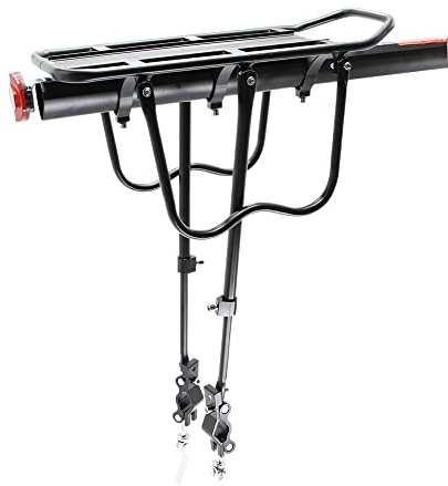 GepäCkträGer Fahrrad Gepäckträger Cargo Gepäckträger Regal Radfahren Sattelstütze Taschenhalter Ständer for 20-29 Zoll Fahrräder Zubehör mit Werkzeug Fahrrad GepäCkträGer (Color : 50KG Quick Mount)