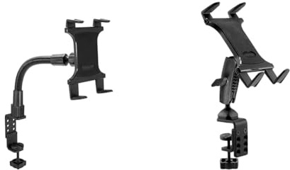 ARKON TAB086-12 Heavy Duty Tablet Clamp Mount with 12 inch Neck & Tablet Clamp Mount for Tripods Carts Tables Desks for iPad Air 2 iPad 4 3 2 iPad Pro Retail Black