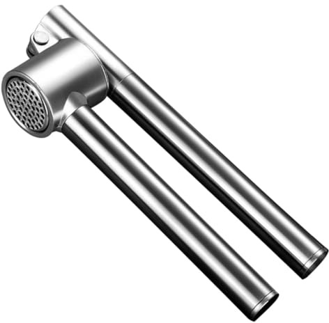 Cabilock Presse-ail Inoxydable Ergonomique Ail Manuel Pour Cuisine Facile à Nettoyer Multifonctionnel Odeur Parfait Pour Préparer De Ou Gingembre