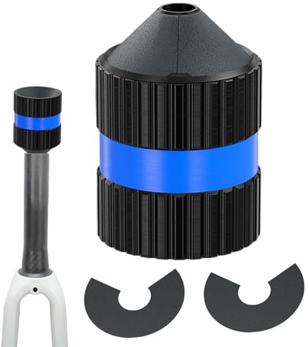 Head Tube Deburring Tool - Deburring File for Front Fork Round Pipe - Compact Size Tube Grinding Tool for a Variety of Front Fork Sizes