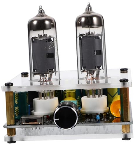 DOITOOL 6k4/6a2 Tube Preamplifier Board Hi-fi Audio Preamp for Turntable Diy Boost Function Dc12-16v Phono Amplifier for Home Theater and Stereo Systems