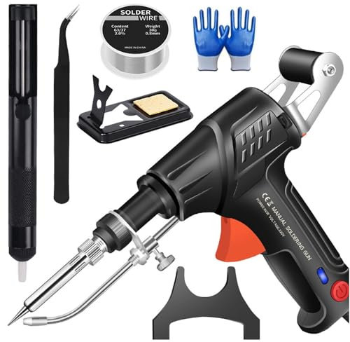 3 in 1 Rust Removal Cutting Welding,Laser Welding Machineinternally Heated Industrial Laser Welding Tools,Multi-Function Soldering Iron Soldering Gun Set for Welding Repair DIY (Set of 5)