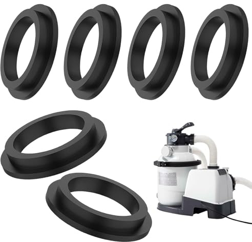 DAZZTIME Juntas Tóricas de Repuesto para Piscina Intex de Goma,6 Piezas Juntas de Goma para Piscina,Juntas Tóricas de Conexión de Manguera,para Intex 26323CA,26323EH,26331CA,26331EH,26337EH