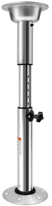 Columna elevadora de mesa, altura ajustable, base de mesa, soporte para mesa de bar, columna de elevación, pata de mesa, capacidad de carga de 55,12 libras, pedestal desmontable para caravanas, salas