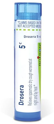 Boiron Drosera Rotundifolia 5C Homeopathic Medicine for Spasmodic Dry Cough - 80 Pellets