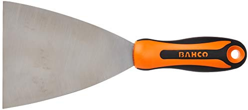 Rasqueta de pintor con hoja de acero inoxidable y mango bi-componente de 100 mm x 220 mm