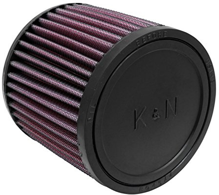 K&N RU-0830 KFZ und Motorrad Gummi Universalluftfilter | 62mm Flansch, 114mm Außendurchmesser, 102mm Höhe (RU-0830)