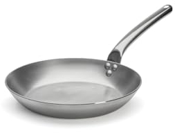De Buyer Padella lionese tonda con manico isolante, diametro cm 28, 5130.28