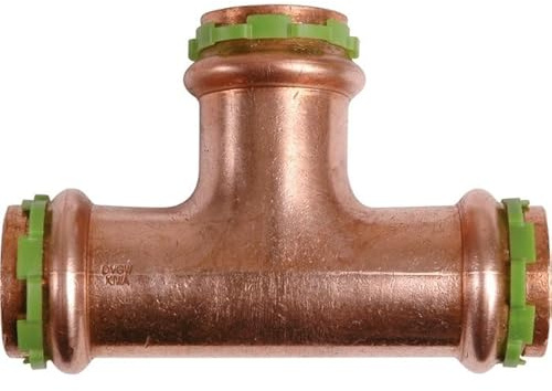 Raccord cuivre en T à sertir - Femelle - Ø 28 mm - Aalberts Integrated Piping Systems