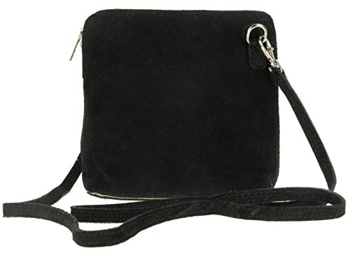 Girly Handbags Femmes Croix Suede Véritable Body Sac ˆ bandoulire