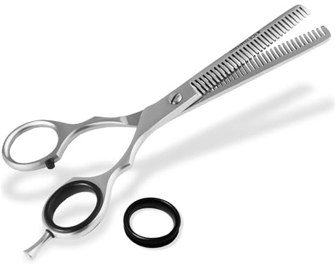Profi Effilierschere Haarschneideschere Edelstahl Friseurschere 16,51 cm | Haarschere mit scharfer Schnittfläche für einen perfekten Haarschnitt