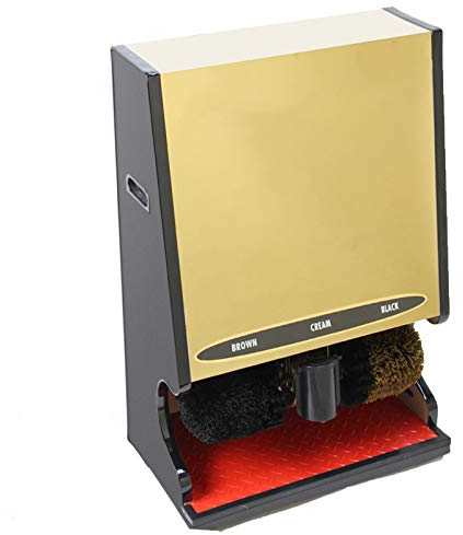 NNHDWS Lucidatore di Scarpe, Scarpe Elettrico di Rimozione Spazzola Automatico Polvere Induzione Scarpe Trattamento di Pulizia Spazzola Kit Adatto Ad Hotel Ingresso Sales Center Club,A2