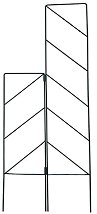 FGYZYP Rechteckiges Garten-Rankgitter für Kletterpflanzen, rostfreies Metall, Indoor-Topfpflanzen-Rankhilfe, Rankhilfe für Innen- und Außenbereich, Zimmerpflanzen, Ranken, Blume, Hoja, Efeu, Erbse