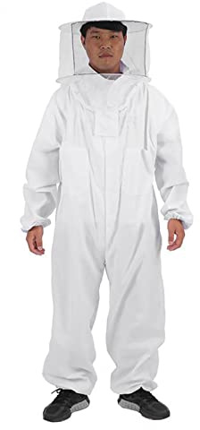 Imkeranzug Imkerjacke Schutzanzug Overall Schutzkleidung Imkerei Anzug Schutzbekleidung Mit Schleier Professionelle Bienenschutz Ausrüstung Für Mann Frauen
