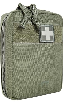Tasmanian Tiger TT First Aid Basic Molle - Set di primo soccorso leggero con sistema Molle per viaggi e casa, ideale per escursioni, trekking, ciclismo, ufficio, verde oliva