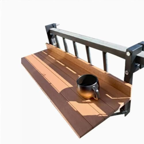 Wandtisch,wandklapptisch,balkon klapptisch zum einhängen,balkontisch zum einhängen,klapptisch balkon,wandtisch klappbar,balkonhängetisch klappbar,stehtisch klappbar(80*25 cm/31.5*9.9 in) ( Color : Woo