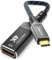 deleyCON Adaptador 4K USB-C a HDMI de Aluminio (4K@60Hz Monitor/TV/Beamer) Thunderbolt 3/4, para iPhone 16, 15 Pro MAX, MacBook, iPad Pro/Air, Samsung S25 S24 S23, Notebook, Tablet