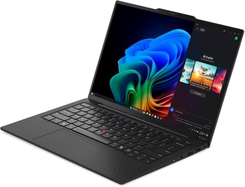 Lenovo Computer portatile ThinkPad X1 Carbon Aura Edition Gen 13 con processore Intel Core Ultra 7 258V, display OLED da 14 pollici 2.8K Non-Touch a 120 Hz, Wi-Fi 7, 32 GB di RAM, SSD da 2 TB Gen 5