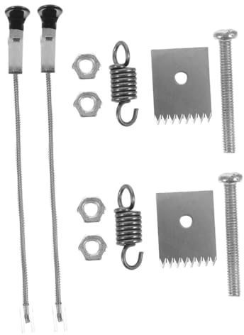 FUNOMOCYA 2 Jeux D’Accessoires pour Machine à Nouer Les Plantes, Pièces de Rechange en Acier Inoxydable Lames, Ressorts, Tige de Poussée et Aiguille, pour Vigne et Légumes