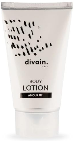 Lait Corporel pour Femme 50ml | Parfumé au Poivre Rose & Iris, Hydratant & Musqué | Body Lotion divain.117 | divain.Parfums
