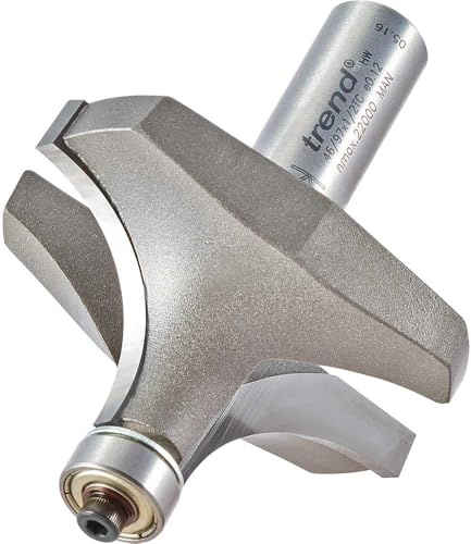 Trend 46/97 x 1/2tc 10/2 x 1/2tc mortero Groove/grande canto biselado, 60 grados – plata