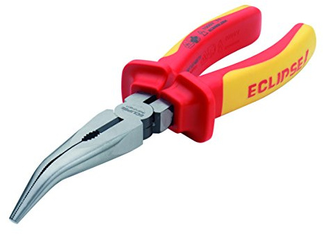 Eclipse Professional Tools PWSF10748/11 VDE-Flachrundzange, gebogen, 200 mm