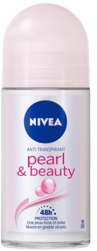 Nivea Pearl & Beauty Anti-Perspirant Roll-On Deodorant Pack of 6 x 50 ml
