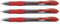 Pilot Gel-Tintenroller, G-2, breite Spitze, 1 mm, Rot, 3 Stück