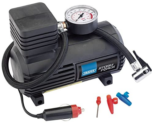 Draper Redline 81023 12 V Mini Analogue Air Compressor
