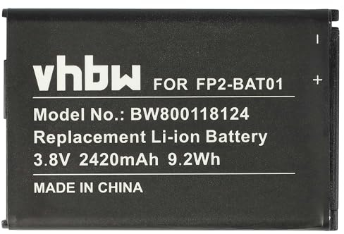 vhbw Akku Ersatz für Fairphone FP2-BAT01 | für Handy Smartphone Telefon (2420 mAh, 3,8 V, Li-Ion)