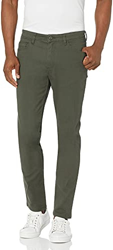 Amazon Essentials herr Skinny-Fit 5-fickors komfort stretch chinos byxa (tidigare Goodthreads), oliv, 29 B x 28 L