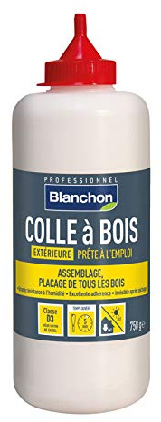 Colle vinylique à bois d3 extÉrieure - Poids : 750 g - Décor : Translucide - BRIANCON