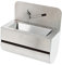 Danieli Store - Cenicero Exterior de Pared de Acero Inoxidable 19x10x11 cm - Cenicero de Pared Fácil de Limpiar y Vaciar - Cenicero Pequeño y Compacto